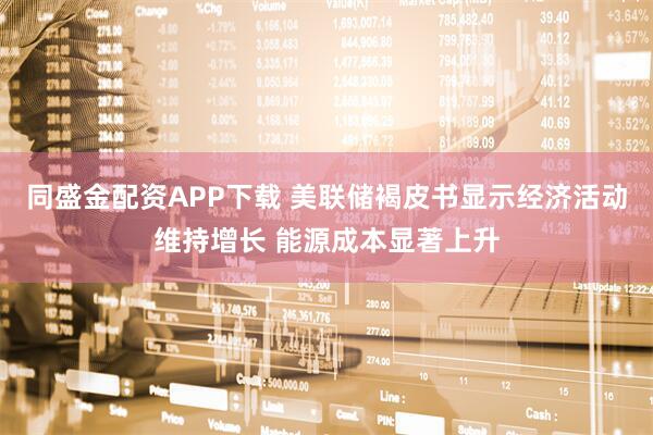 同盛金配资APP下载 美联储褐皮书显示经济活动维持增长 能源成本显著上升